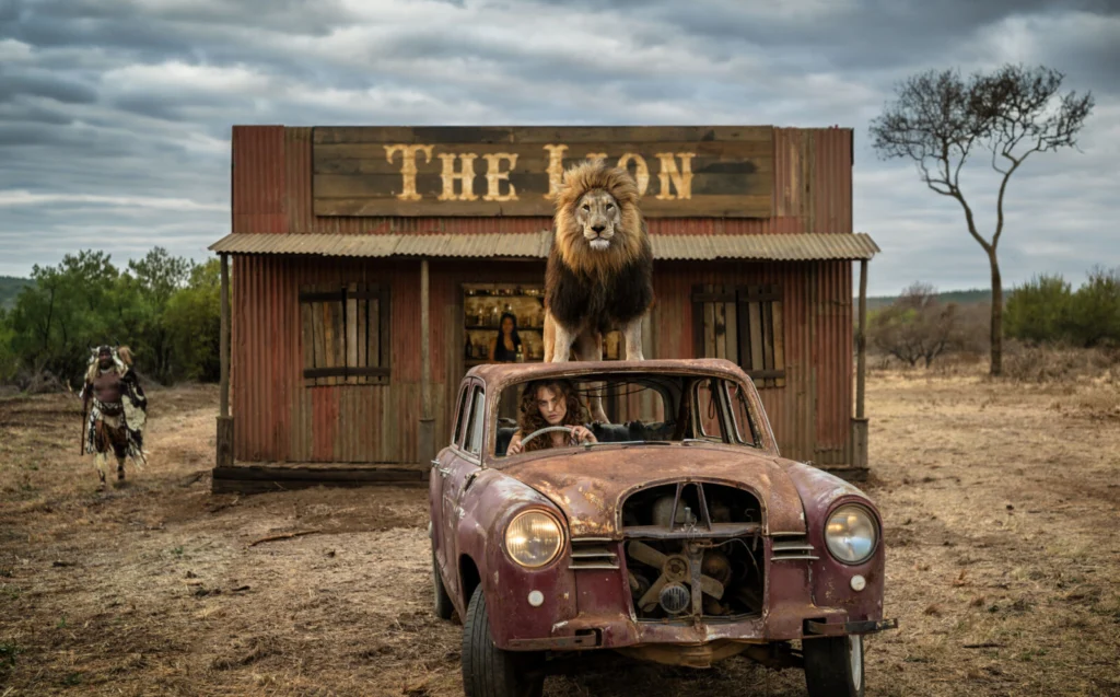 David Yarrow • Meet me at The Lion, Dinokeng, South Africa (colour) • 2026