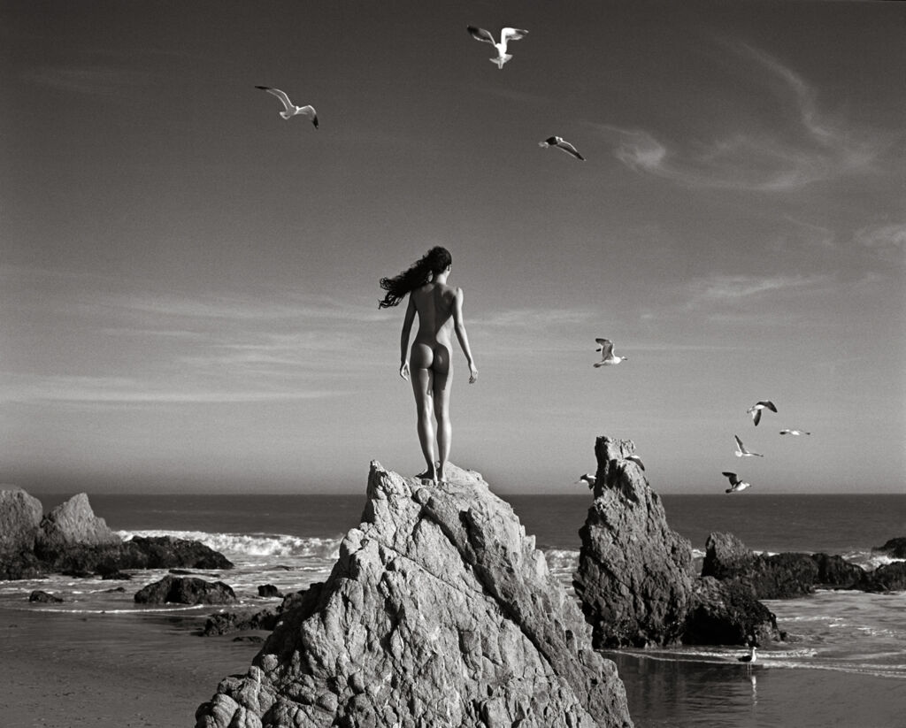 Krisha with Seagulls, El Matador Beach, Malibu, California • 1997